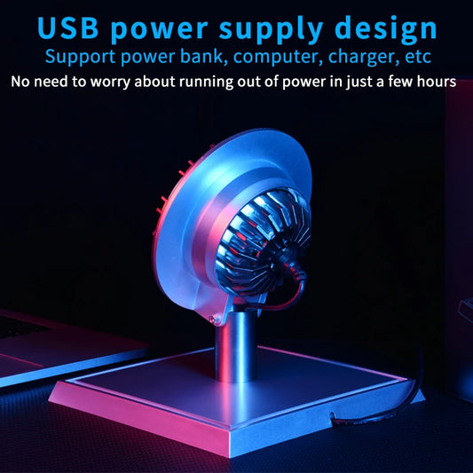Stark MK1 Metal Alloy USB LED Lamp - Voice Control, PVD Surface, 18cm, Proof Tony Stark Has a Heart, Gift for Fans