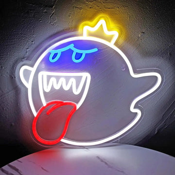 Neon Sign LED Neon Light Mario Lamp Acrylic Sign for Game Room Decor Gaming Light Accessory Gifts for Boy Room Decor